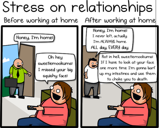 Illustration for article titled Why Working From Home Is Both Awesome And Horrible